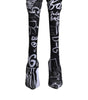 Dolce & Gabbana Black Logo Stretch Heels High Boots Shoes