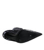 Dolce & Gabbana Black Logo Stretch Heels High Boots Shoes