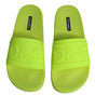Dolce & Gabbana Green Rubber Slides Sandals Beachwear Shoes