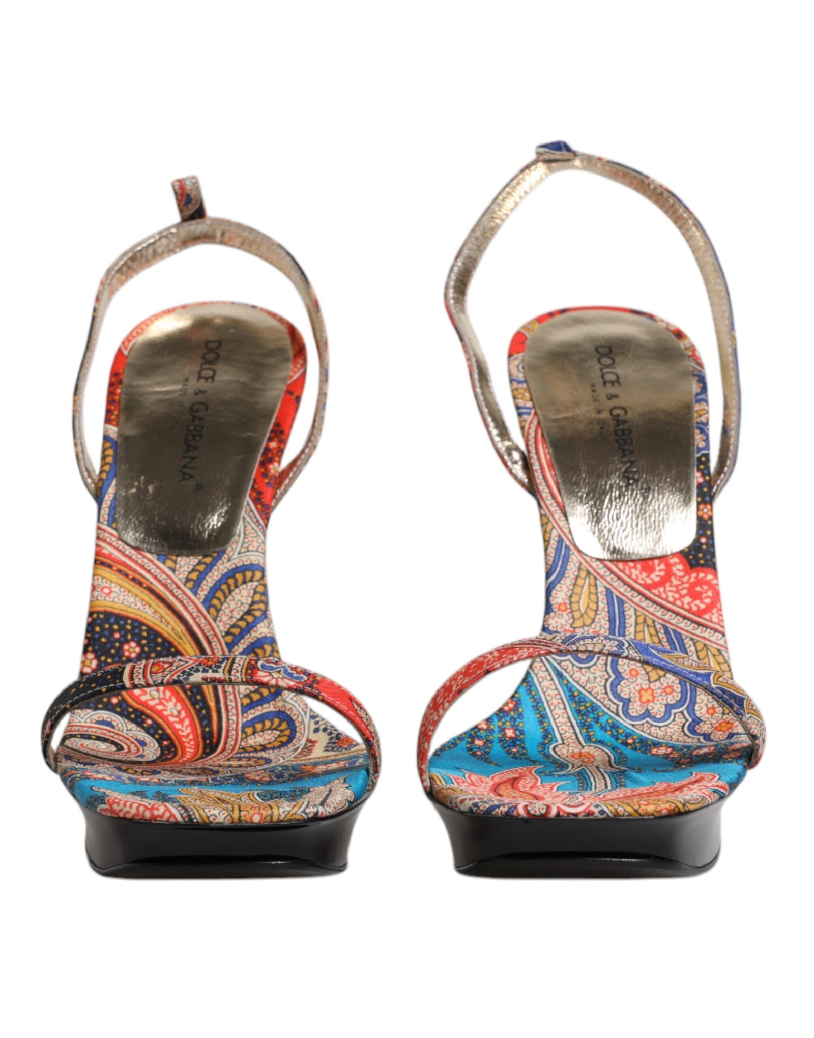 Sandales à talons hauts Dolce &amp; Gabbana à fleurs multicolores