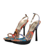 Sandales à talons hauts Dolce &amp; Gabbana à fleurs multicolores