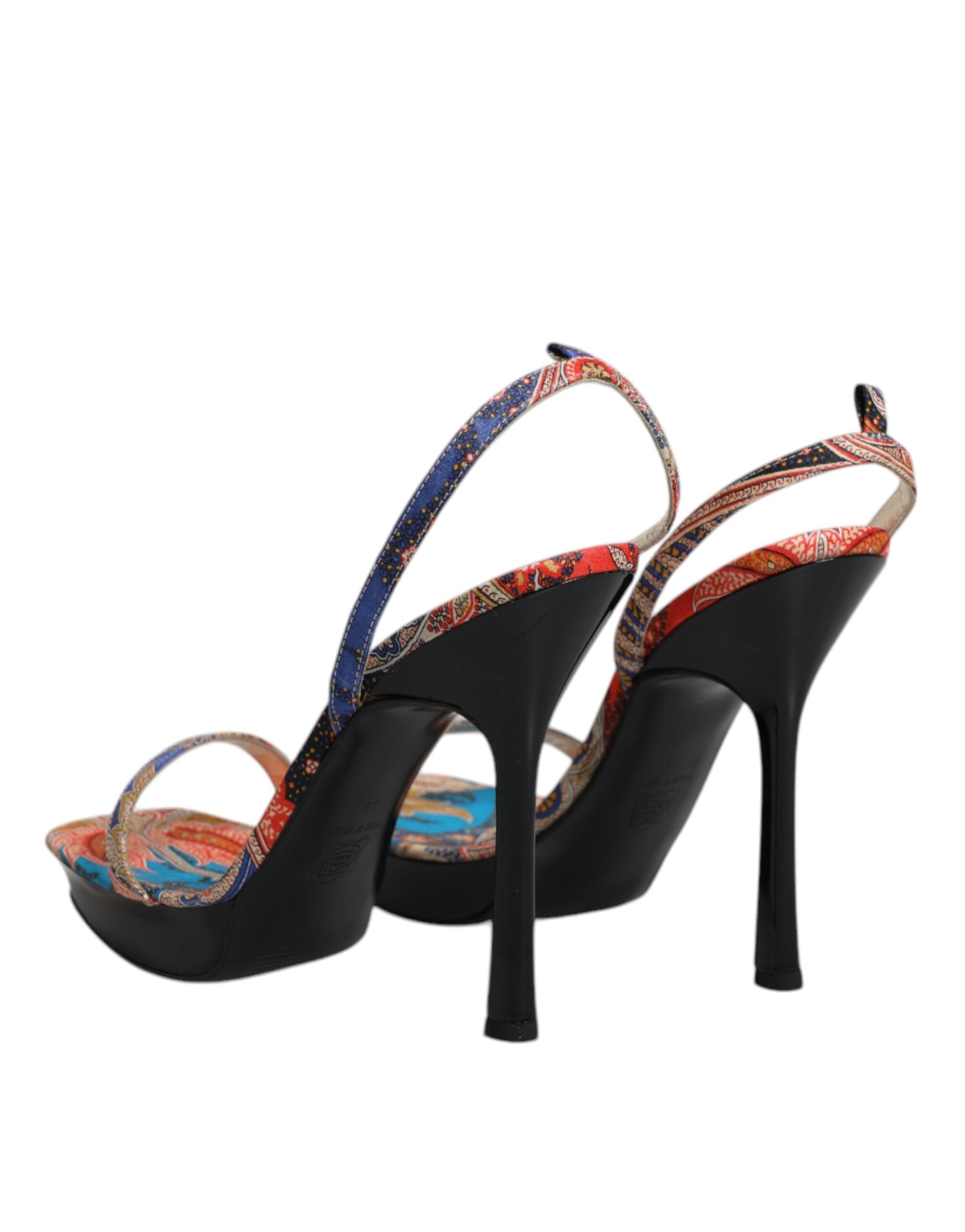 Sandales à talons hauts Dolce &amp; Gabbana à fleurs multicolores