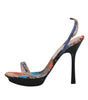 Sandales à talons hauts Dolce &amp; Gabbana à fleurs multicolores