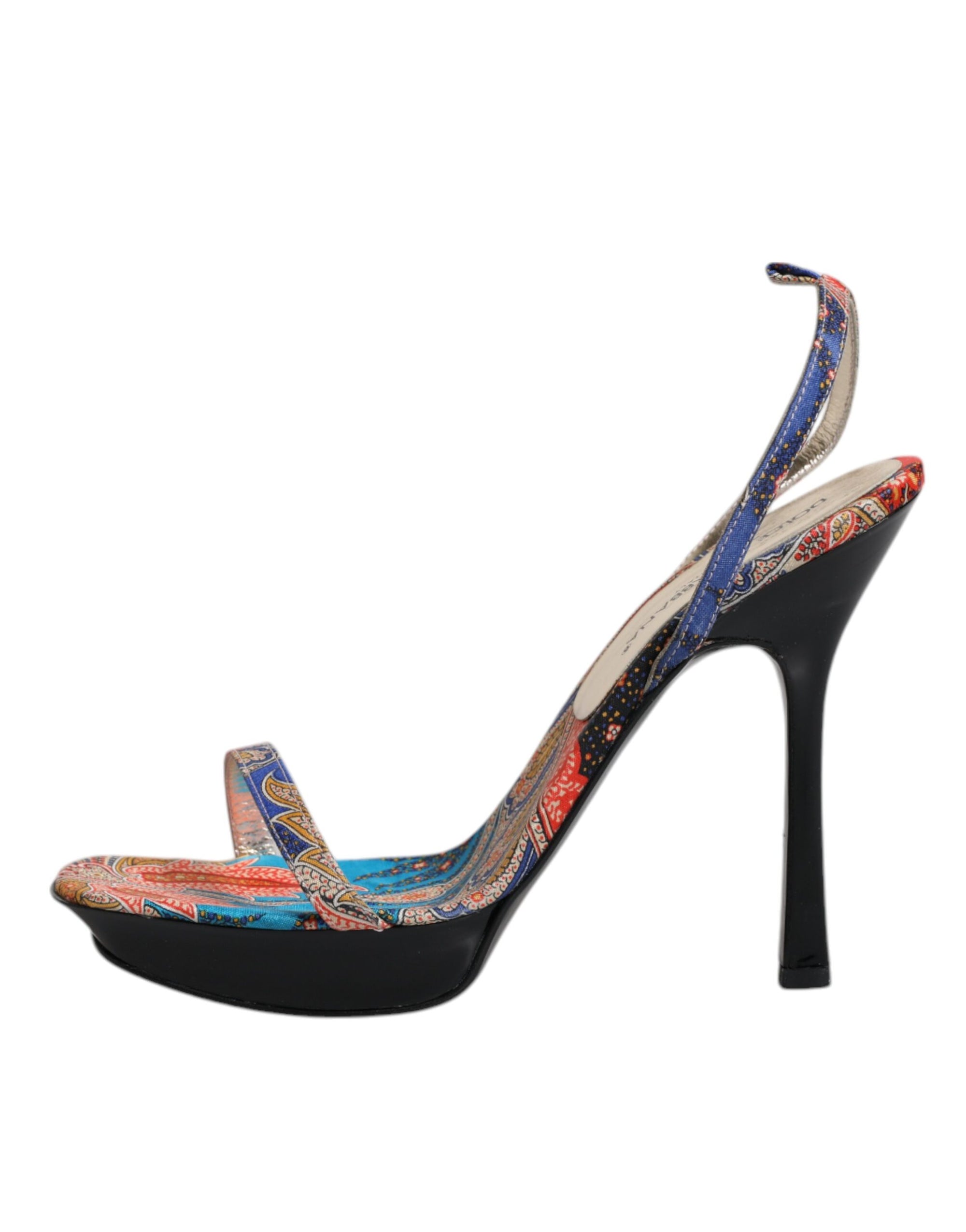 Sandales à talons hauts Dolce &amp; Gabbana à fleurs multicolores