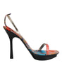 Sandales à talons hauts Dolce &amp; Gabbana à fleurs multicolores