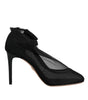 Bottes style chaussettes en maille de nylon noir Dolce &amp; Gabbana