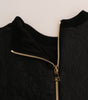 Dolce &amp; Gabbana Enchanted Crystal Embellished Black Sweater