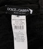 Dolce &amp; Gabbana Elegant Black Fringed Wool-Cashmere Sweater