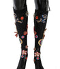 Dolce & Gabbana Elegant Embellished Crystal Stockings