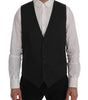 Dolce & Gabbana Gray STAFF Cotton Rayon Vest