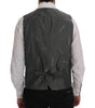 Dolce & Gabbana Gray STAFF Cotton Rayon Vest