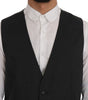 Dolce & Gabbana Gray STAFF Cotton Rayon Vest