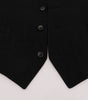 Dolce & Gabbana Black STAFF Cotton Rayon Vest