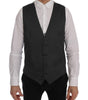 Dolce & Gabbana Gray STAFF Cotton Rayon Vest
