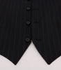 Dolce & Gabbana Blue Wool Stretch Vest