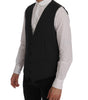 Dolce & Gabbana Gray Wool Stretch Vest