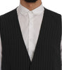 Dolce & Gabbana Gray Wool Stretch Vest