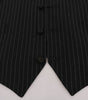 Dolce & Gabbana Gray Wool Stretch Vest