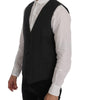 Dolce & Gabbana Gray STAFF Wool Stretch Vest