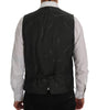 Dolce & Gabbana Gray STAFF Wool Stretch Vest