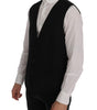 Dolce & Gabbana Black STAFF Wool Stretch Vest