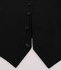 Dolce & Gabbana Black STAFF Wool Stretch Vest