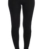 Dolce & Gabbana Elegant High-Waist Wool Tights Pants in Dark Gray