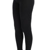 Dolce & Gabbana Elegant High-Waist Wool Tights Pants in Dark Gray