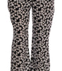 Dolce & Gabbana Elegant Polka Dot Silk High-Waist Pants