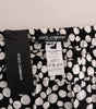 Dolce & Gabbana Elegant Polka Dot Silk High-Waist Pants