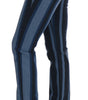 Dolce & Gabbana Chic Blue Striped Slim Fit Girly Jeans