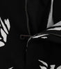 Dolce & Gabbana Black Tree Cotton Stretch Pants