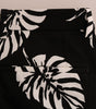 Dolce & Gabbana White Black Leaf Cotton Stretch Slim Pants