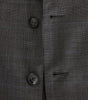 Dolce &amp; Gabbana Sleek Gray Checkered Wool Blazer