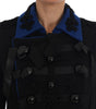 Dolce & Gabbana Black Wool Trench Jacket