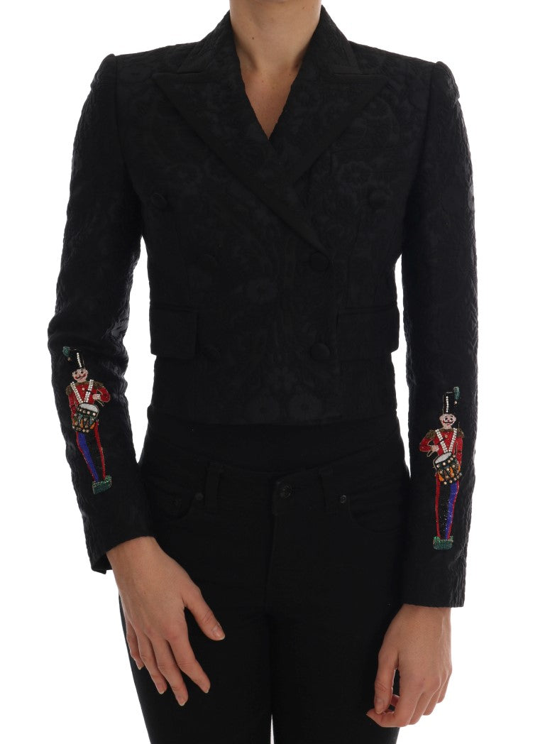 Veste blazer florale enchantée à cristaux Dolce &amp; Gabbana