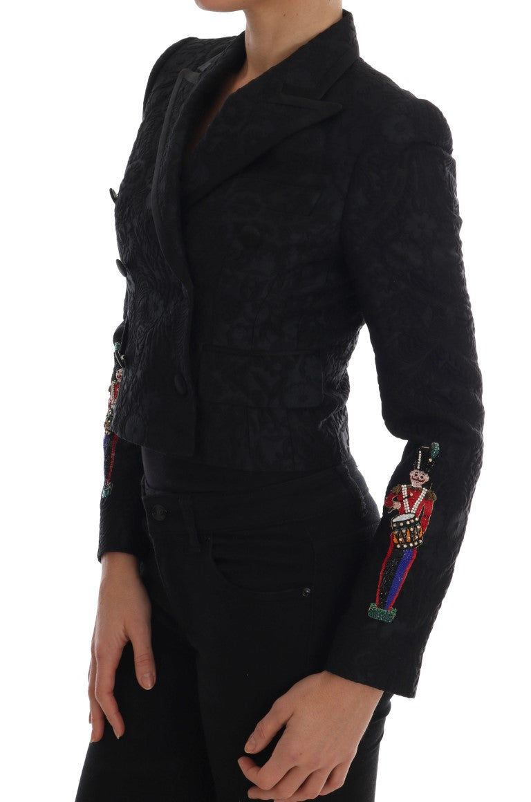 Veste blazer florale enchantée à cristaux Dolce &amp; Gabbana