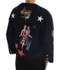 Dolce & Gabbana Blue Crystal MAMMA Sicily Jacket