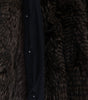 Dolce & Gabbana Brown Raccoon Fur Coat Jacket