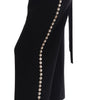 Dolce & Gabbana Elegant High-Waist Ankle Pants with Gold Detailing