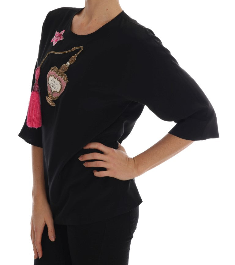 Chemisier en soie brodé Dolce &amp; Gabbana Fairy Tale