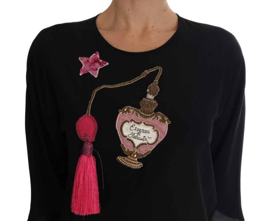 Chemisier en soie brodé Dolce &amp; Gabbana Fairy Tale