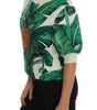 Dolce & Gabbana Tropical Sequined Sweater - Lush Greenery Edition