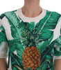 Dolce & Gabbana Tropical Sequined Sweater - Lush Greenery Edition
