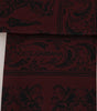 Dolce & Gabbana Bordeaux Silk Crown Chili Scarf