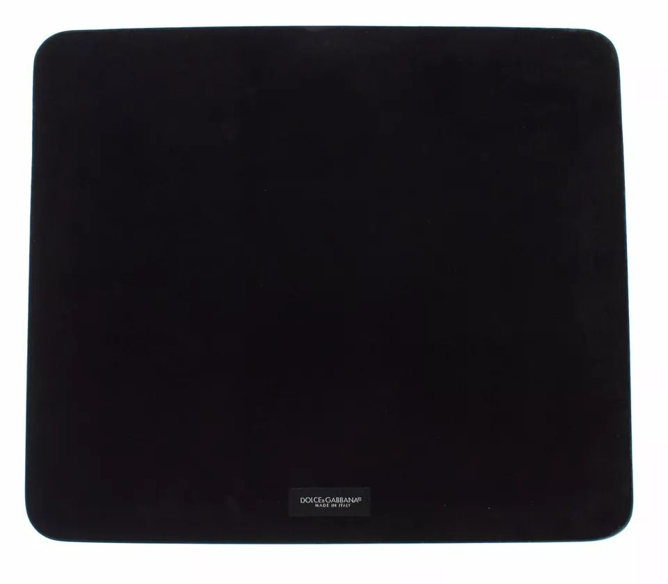 Tapis de souris en cuir vert Dolce & Gabbana