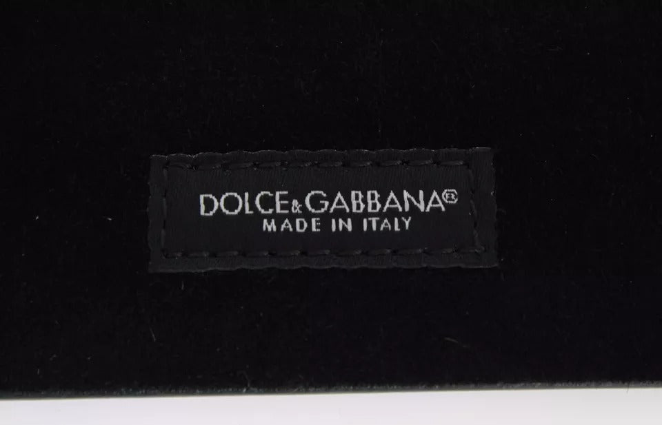 Tapis de souris en cuir vert Dolce & Gabbana
