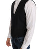 Dolce & Gabbana Black Wool Silk Vest