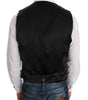 Dolce & Gabbana Black Wool Silk Vest