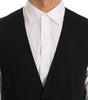 Dolce & Gabbana Black Wool Silk Vest
